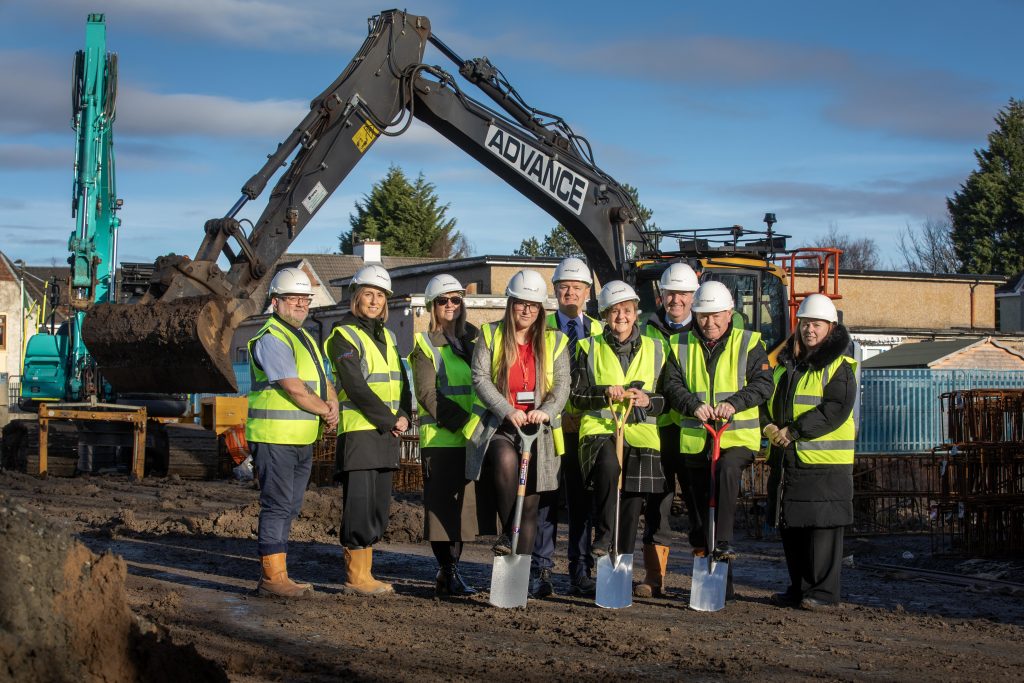 .NLC - Sod cutting ceremony to celebrate the start of construction @ Thorn Road, Bellshill
